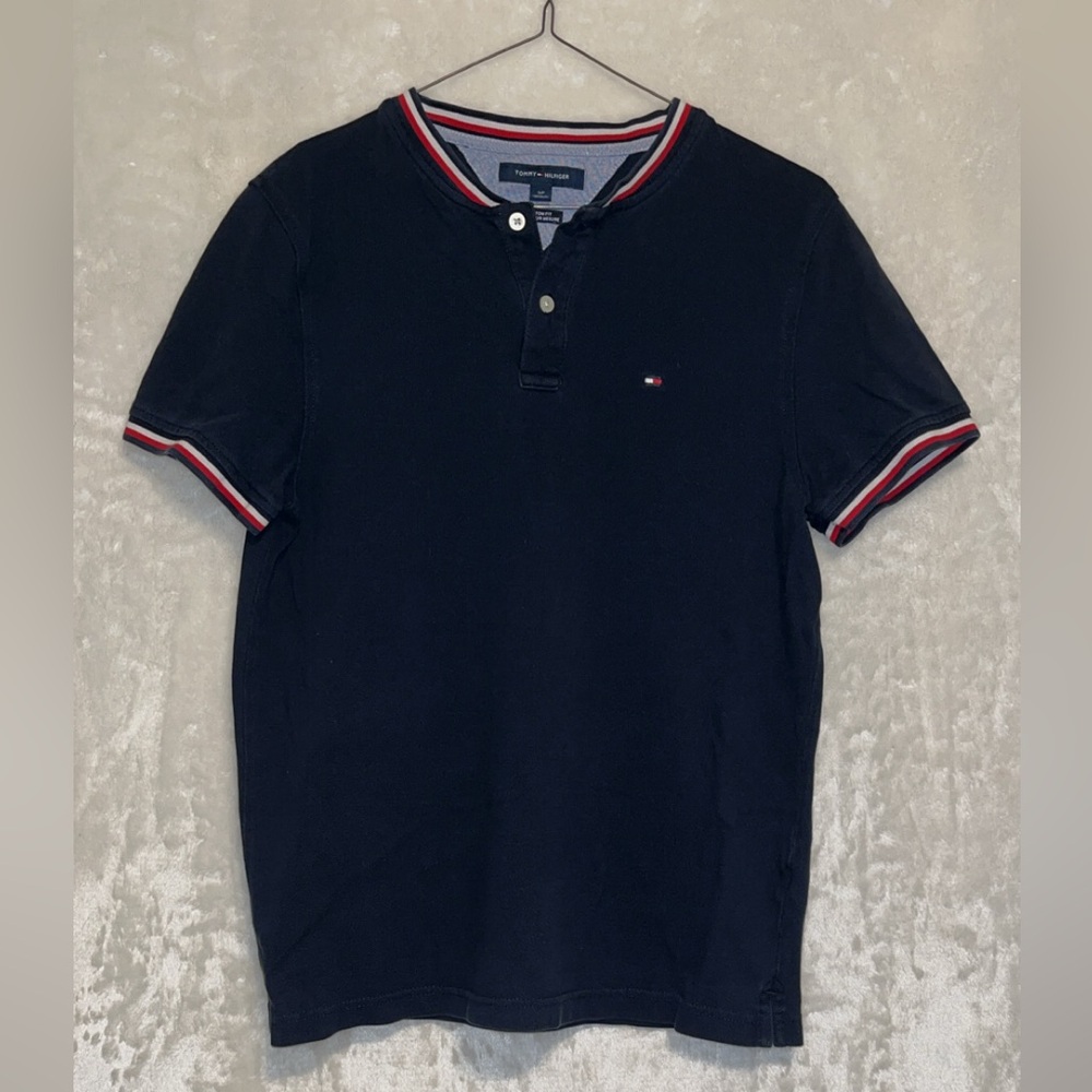 Tommy Hilfiger Men's Navy Blue Shirt